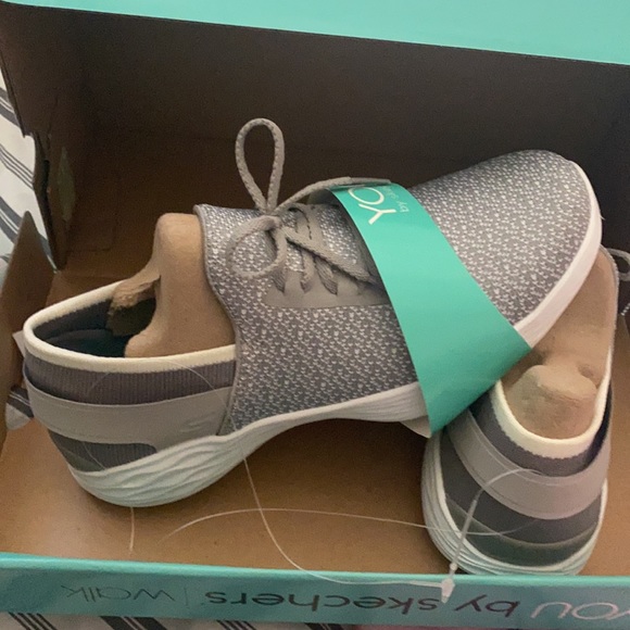 You by Skechers Grey Shoes - Picture 4 of 5
